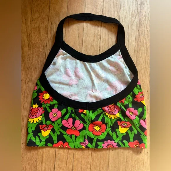 Big Bud Press Flower Tangle Halter Top - S - Picture 2 of 6